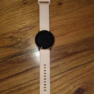 Samsung Smartwatch with Cream Strap